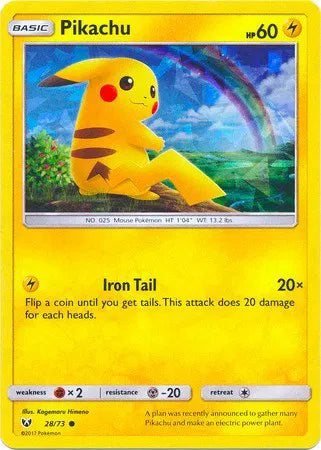 Pikachu (Cracked Ice Holo) — Holofoil