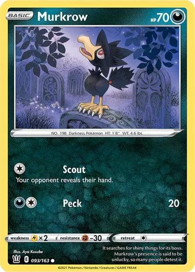 Murkrow — Reverse Holofoil
