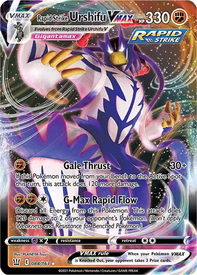Rapid Strike Urshifu VMAX — Holofoil