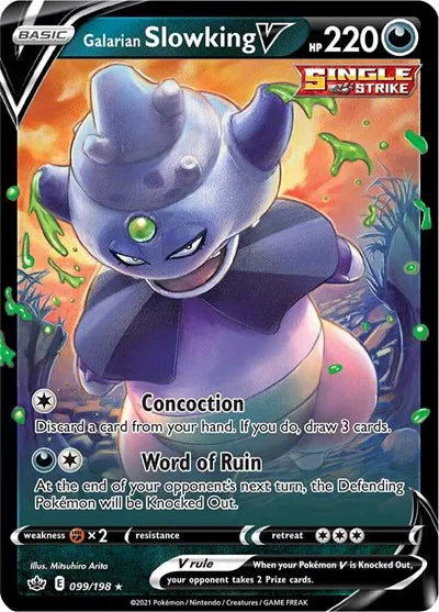 Galarian Slowking V — Holofoil