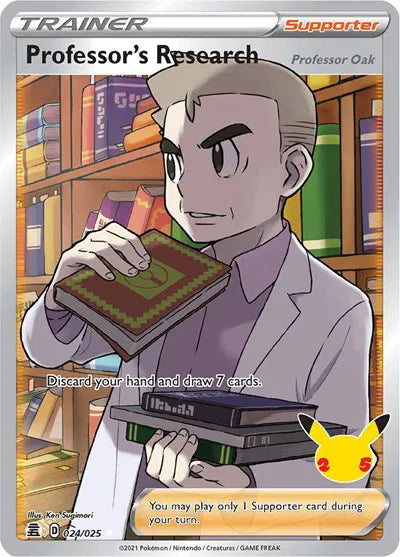 Professor's Research (Full Art) — Holofoil