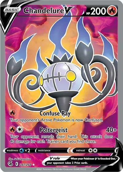 Chandelure V (Full Art) — Holofoil