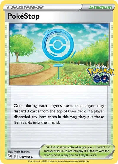 PokeStop — Reverse Holofoil