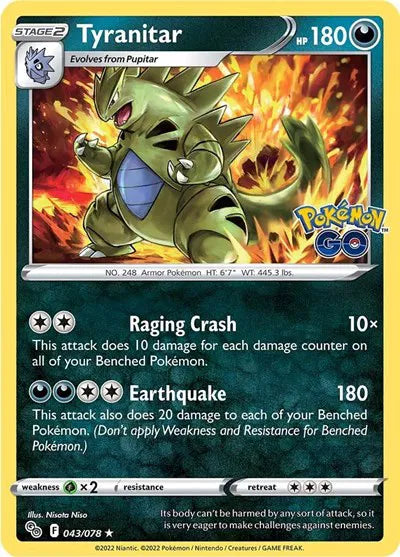 Tyranitar — Reverse Holofoil