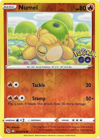 Numel (Peelable Ditto) — Reverse Holofoil