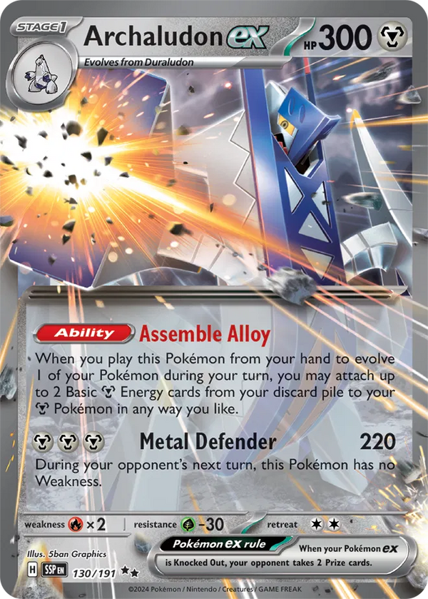 Archaludon ex — Holofoil