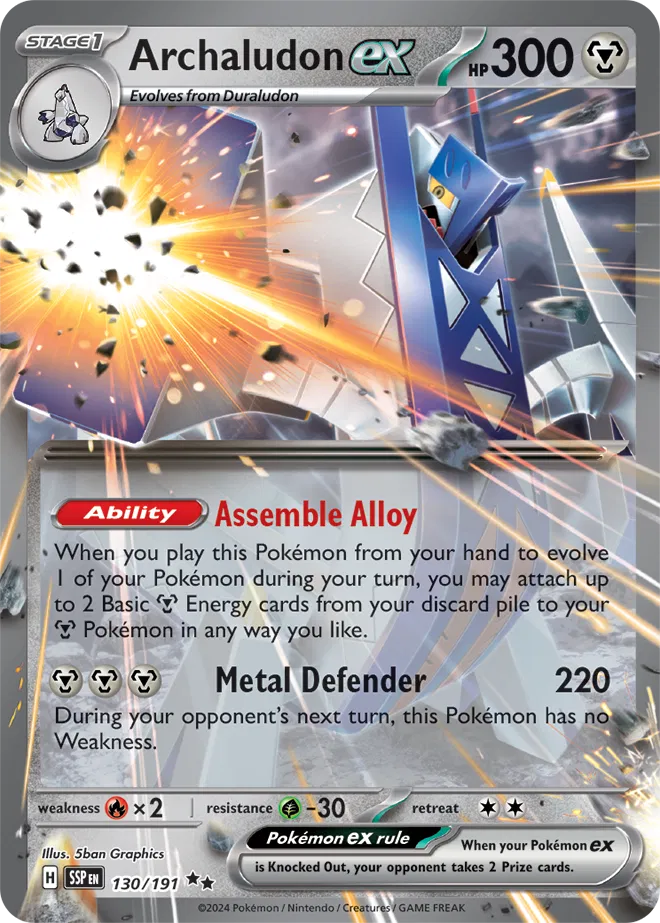 Archaludon ex — Holofoil