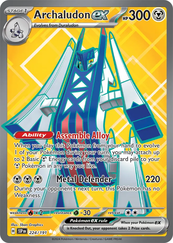 Archaludon ex — Holofoil
