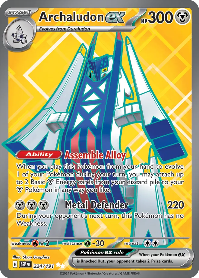 Archaludon ex — Holofoil