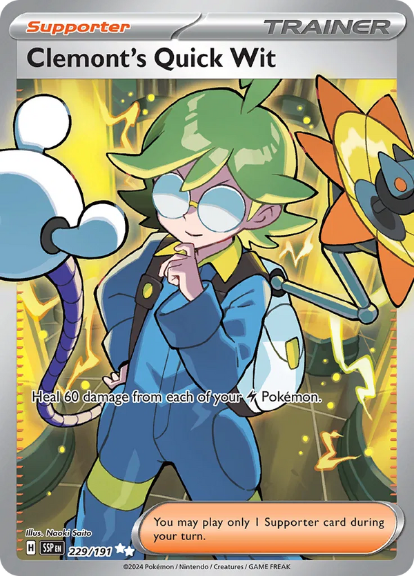 Clemont's Quick Wit — Holofoil
