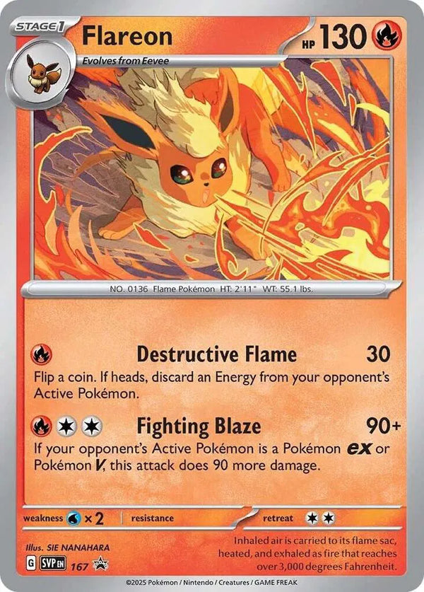 Flareon (Cosmos Holo) — Holofoil