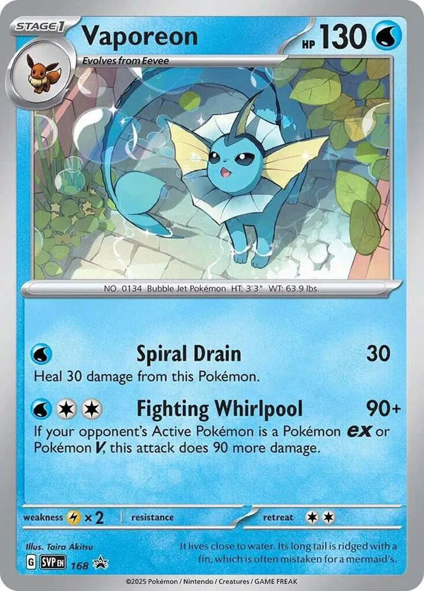Vaporeon (Cosmos Holo) — Holofoil