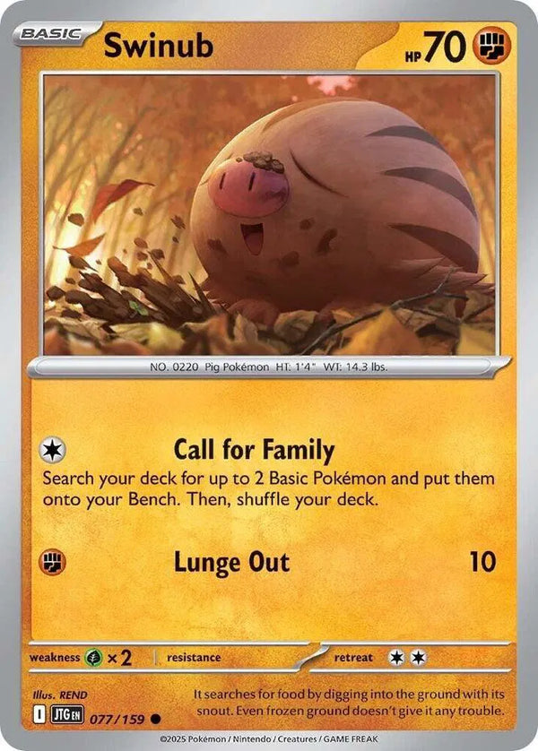 Swinub — Reverse Holofoil