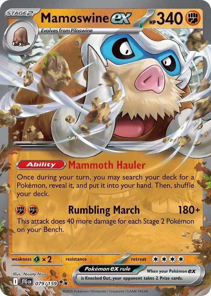 Mamoswine ex — Holofoil
