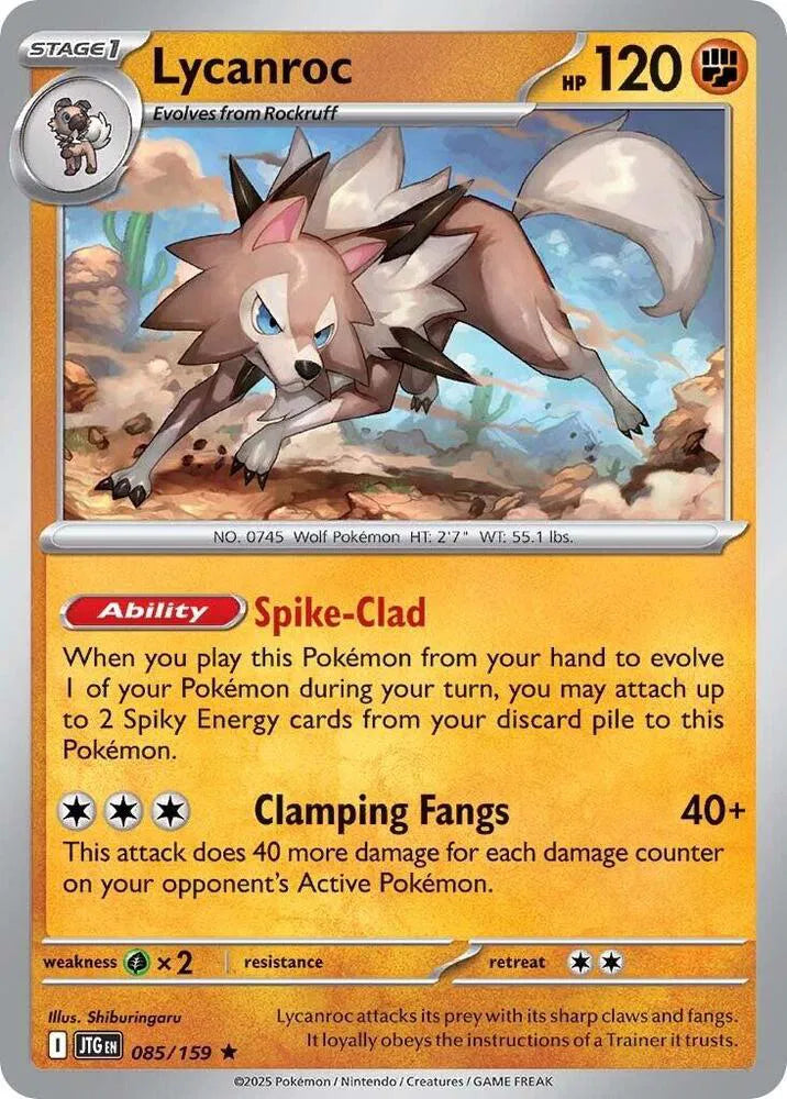 Lycanroc — Reverse Holofoil