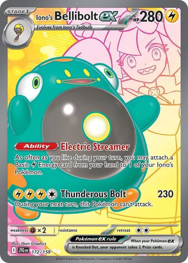Iono's Bellibolt ex — Holofoil
