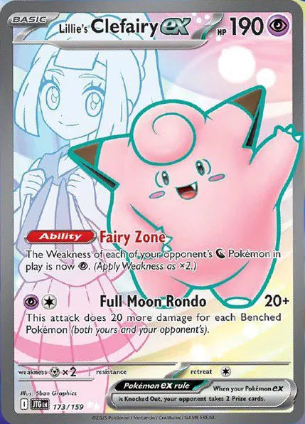 Lillie's Clefairy ex — Holofoil