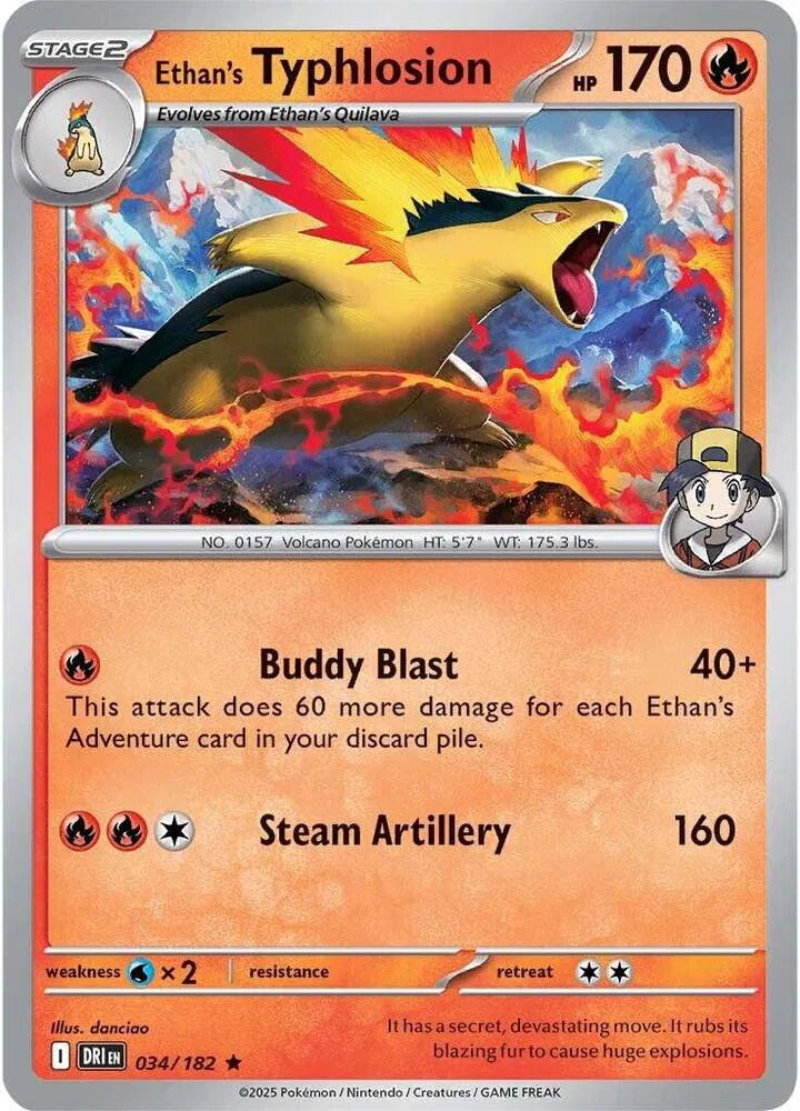 Ethan's Typhlosion — Holofoil