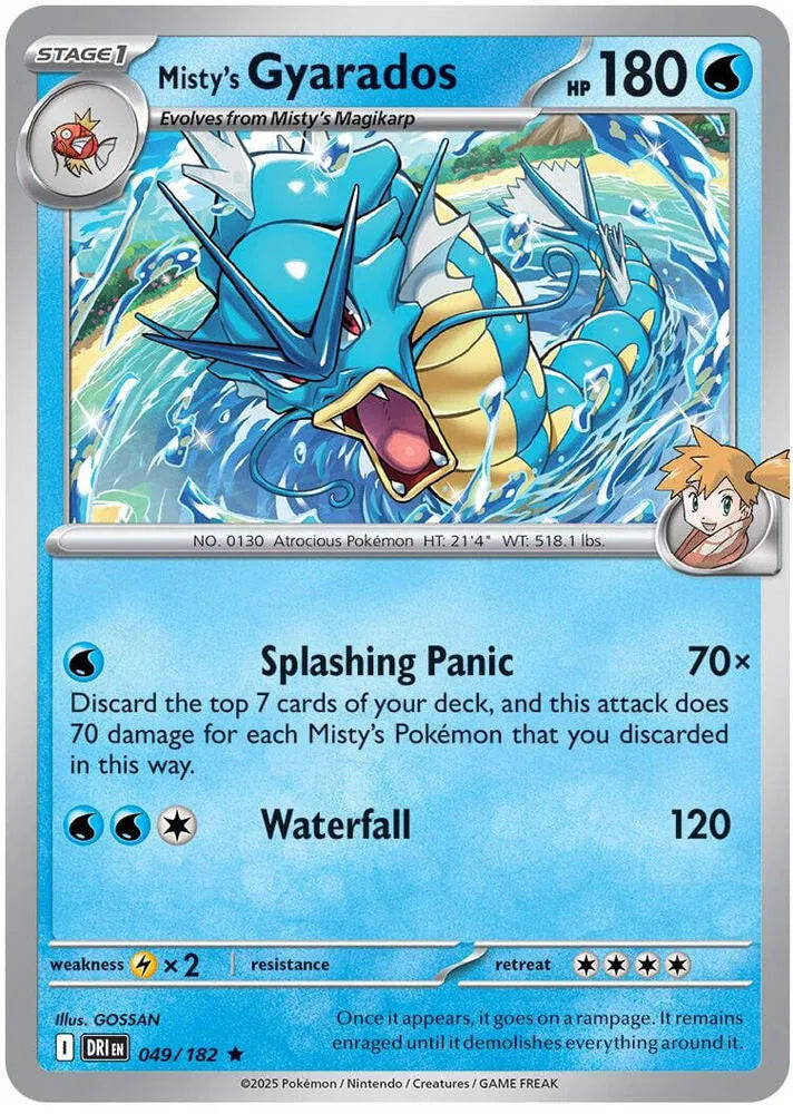 Misty's Gyarados — Holofoil