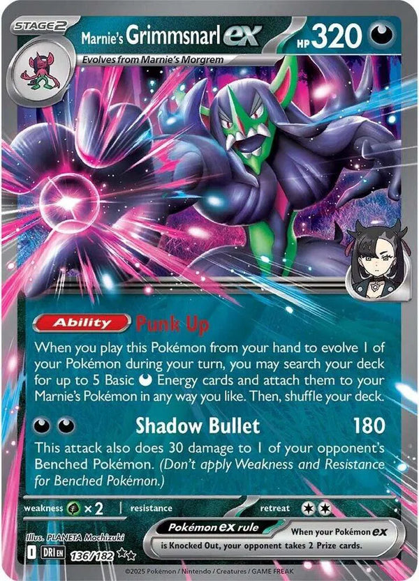 Marnie's Grimmsnarl ex — Holofoil