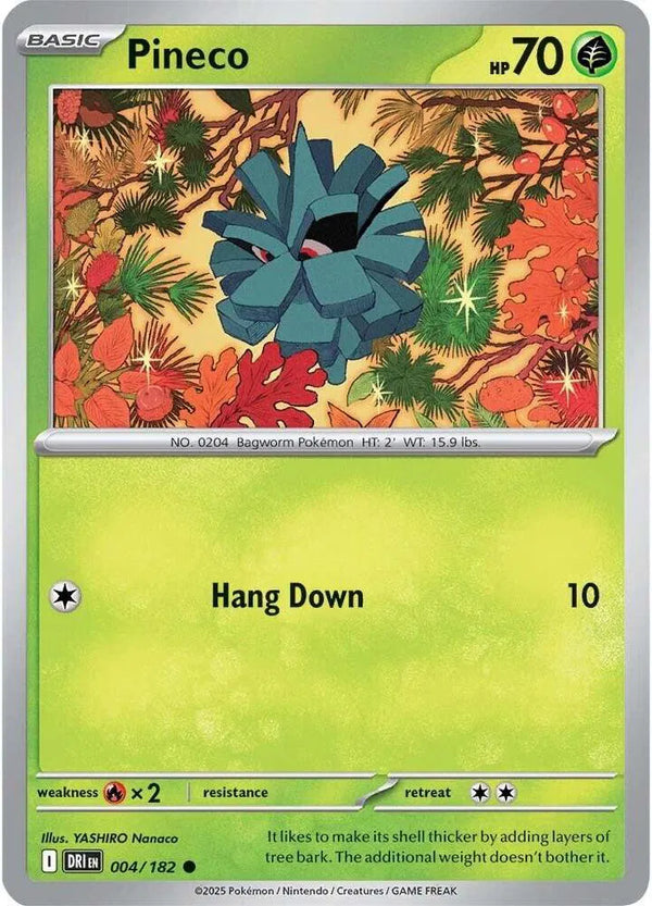 Pineco — Reverse Holofoil