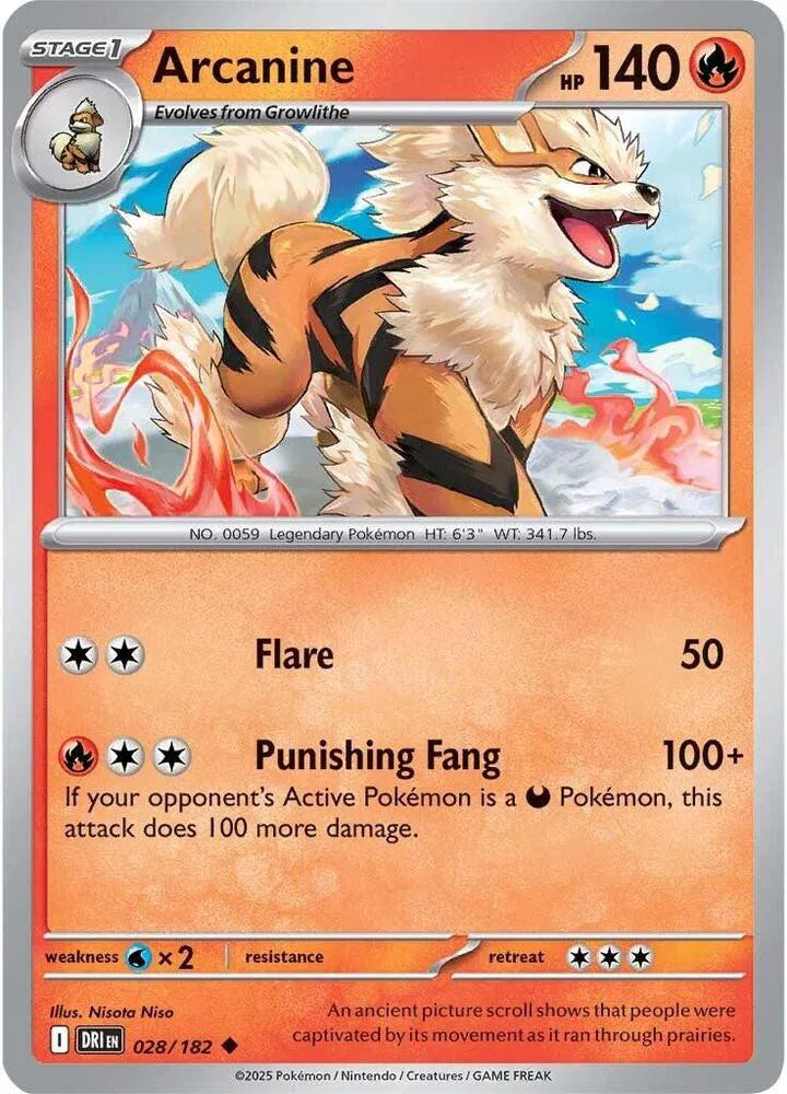 Arcanine — Reverse Holofoil