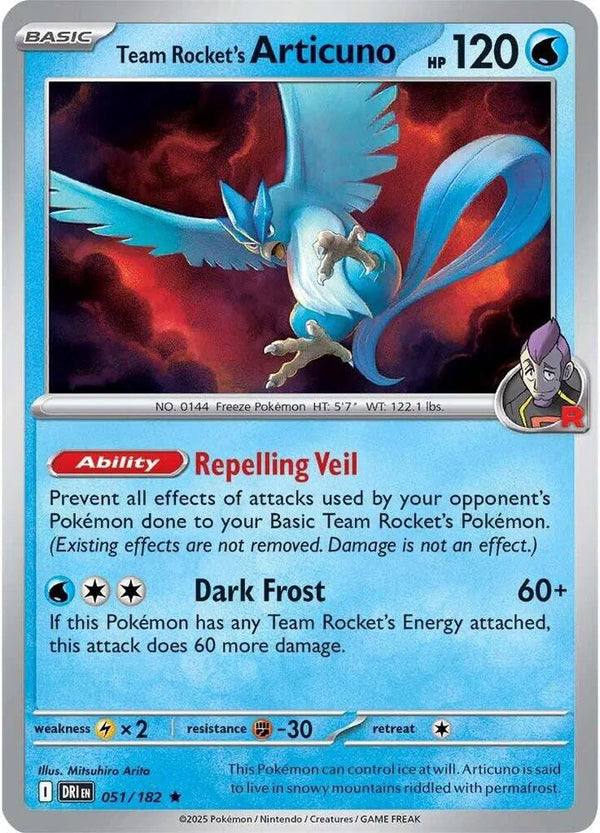 Team Rocket's Articuno — Holofoil