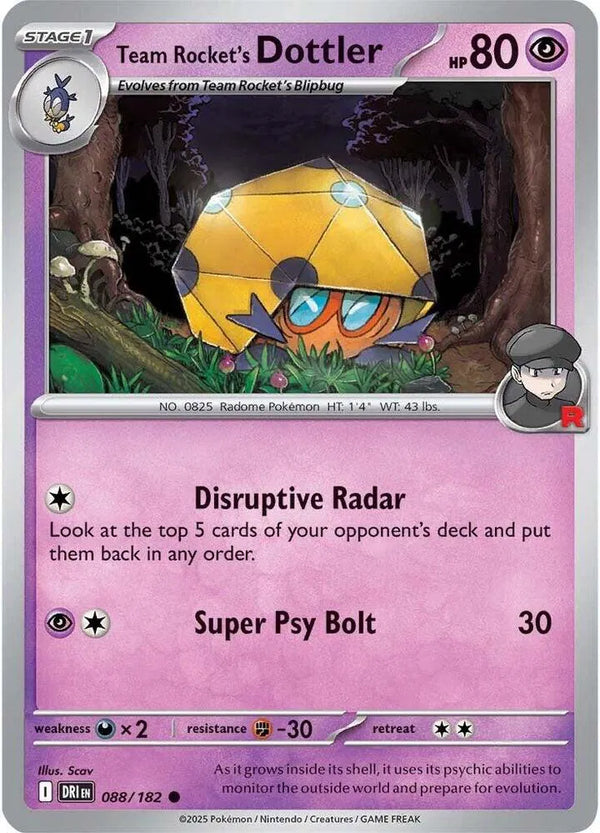 Team Rocket's Dottler — Reverse Holofoil