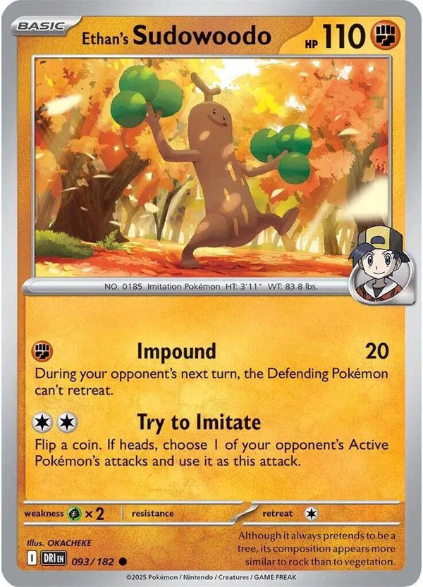 Ethan's Sudowoodo — Reverse Holofoil