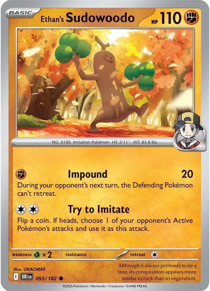 Ethan's Sudowoodo — Reverse Holofoil