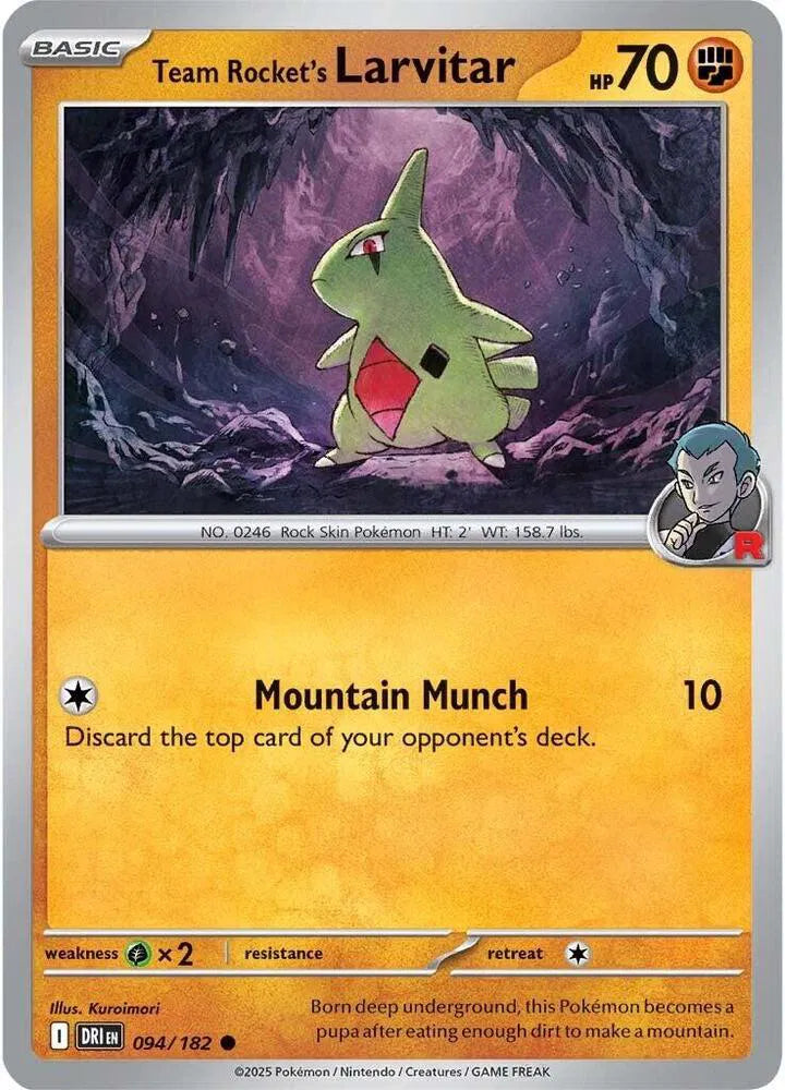 Team Rocket's Larvitar — Normal