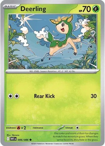 Deerling — Reverse Holofoil
