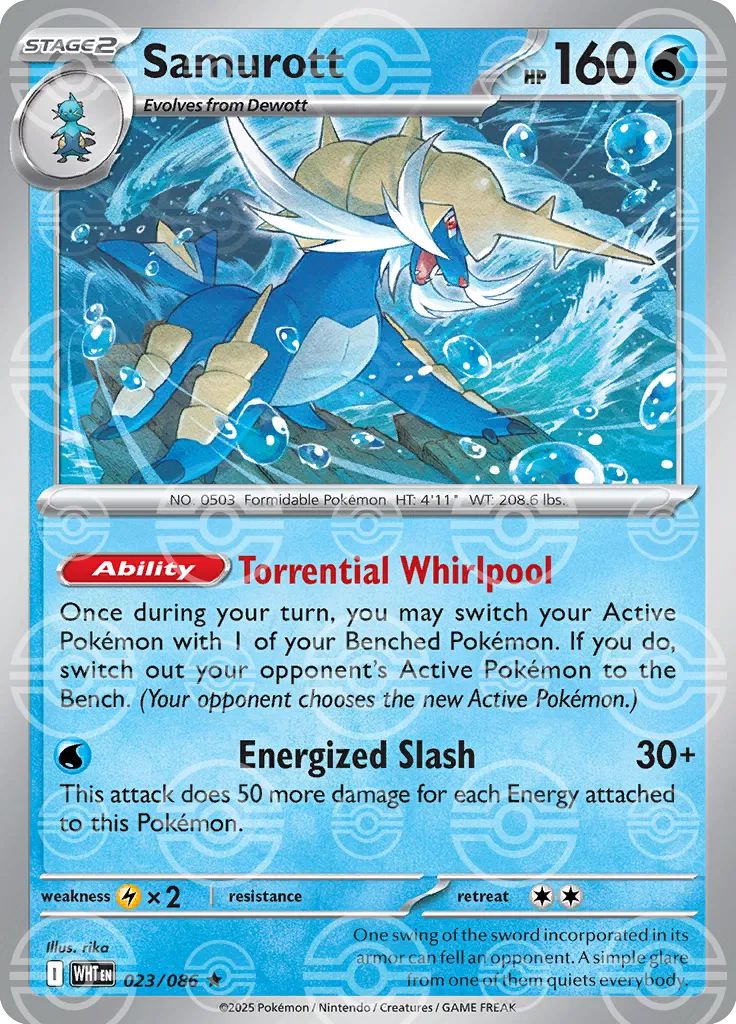 Samurott (Poke Ball Pattern) — Holofoil