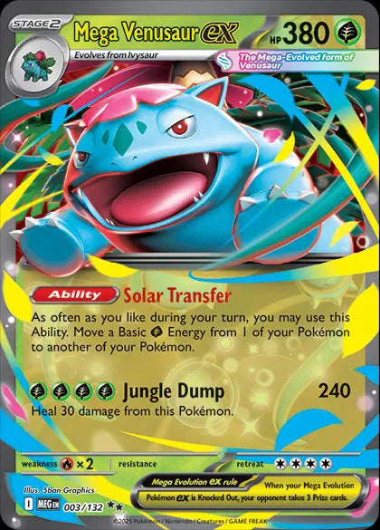 Mega Venusaur ex — Holofoil