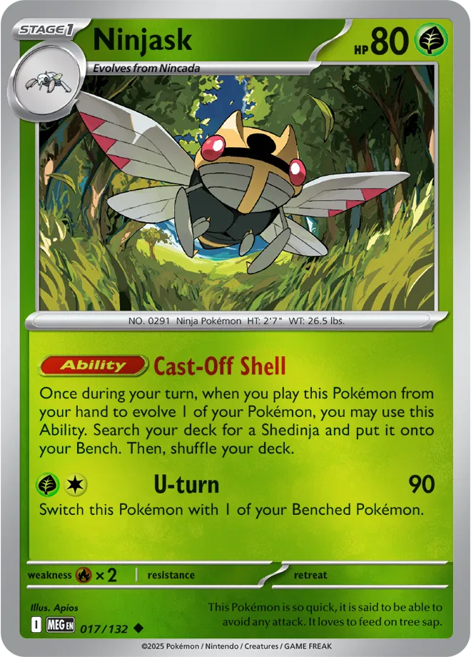 Ninjask — Reverse Holofoil