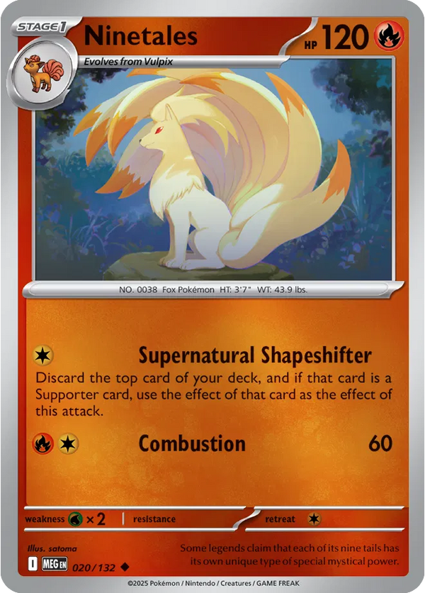Ninetales — Reverse Holofoil