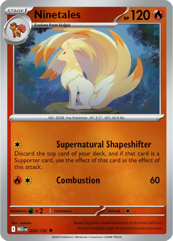 Ninetales — Reverse Holofoil