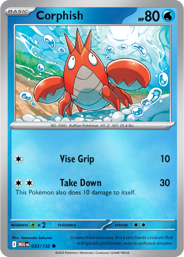 Corphish — Reverse Holofoil