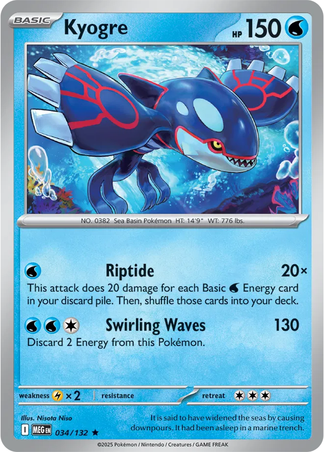 Kyogre — Holofoil
