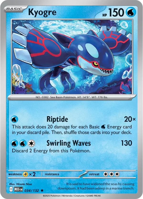Kyogre — Holofoil