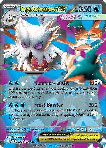 Mega Abomasnow ex — Holofoil