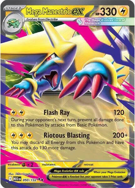 Mega Manectric ex — Holofoil