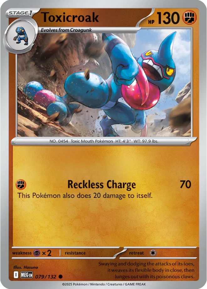 Toxicroak — Reverse Holofoil