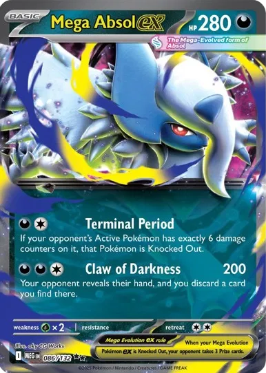 Mega Absol ex — Holofoil
