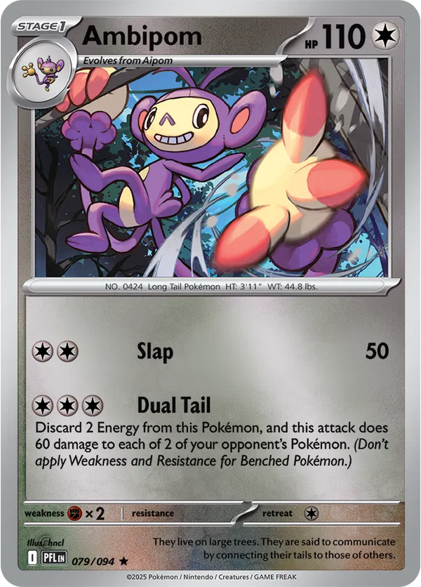 Ambipom — Reverse Holofoil