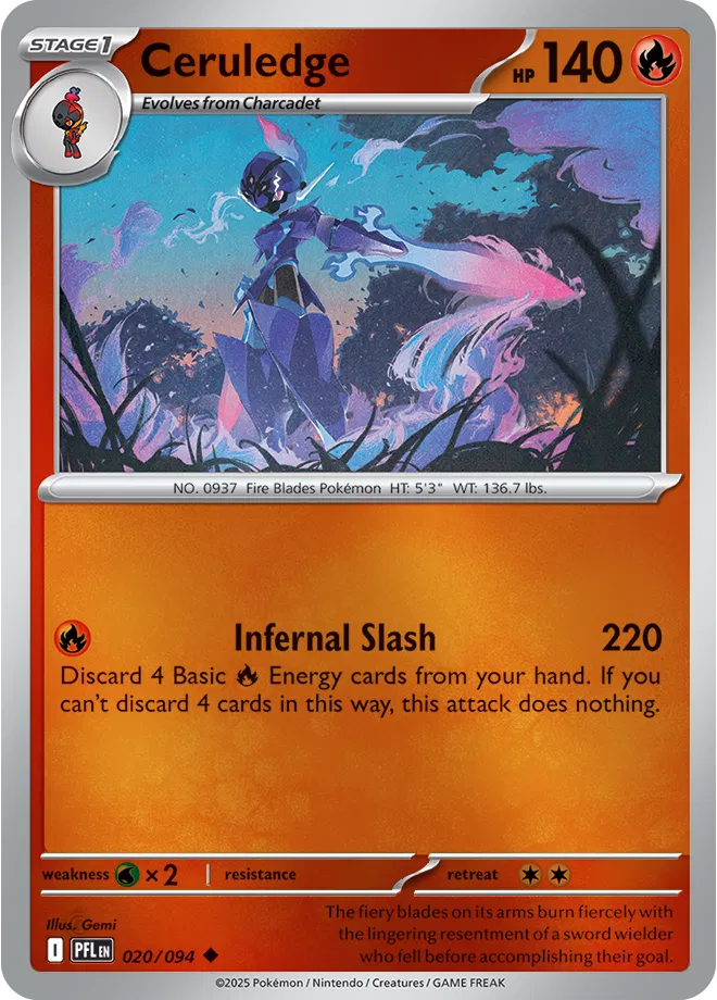 Ceruledge — Reverse Holofoil