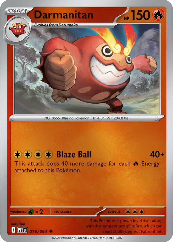 Darmanitan — Reverse Holofoil