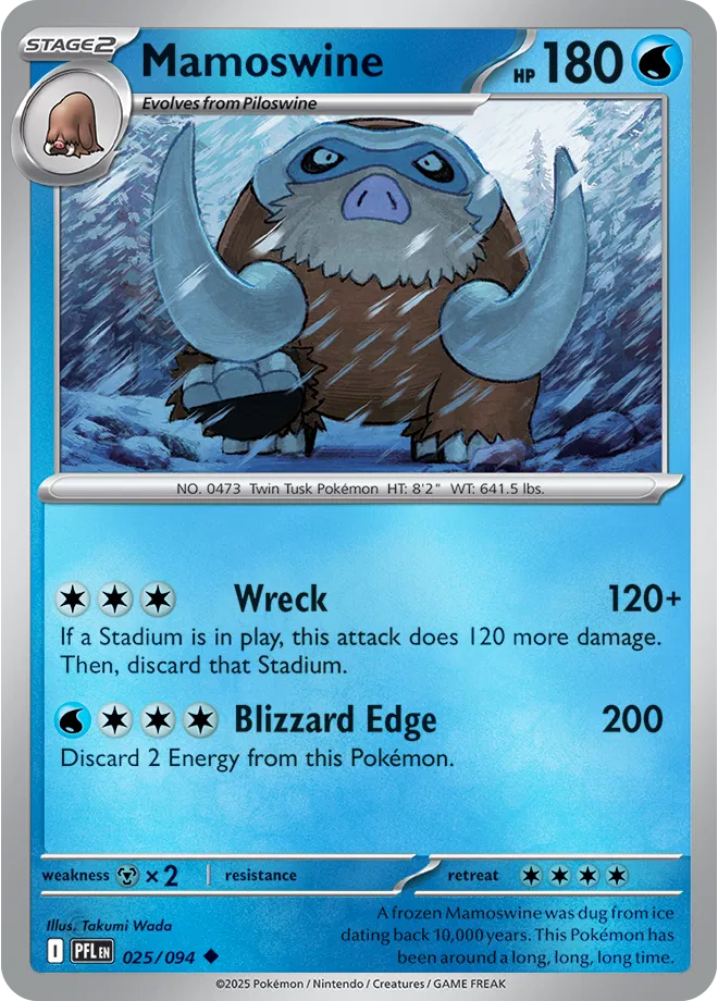 Mamoswine — Reverse Holofoil
