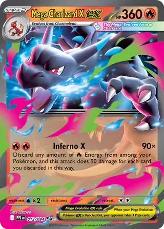 Mega Charizard X ex — Holofoil