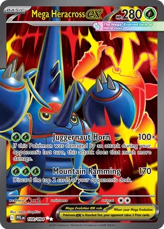 Mega Heracross ex — Holofoil